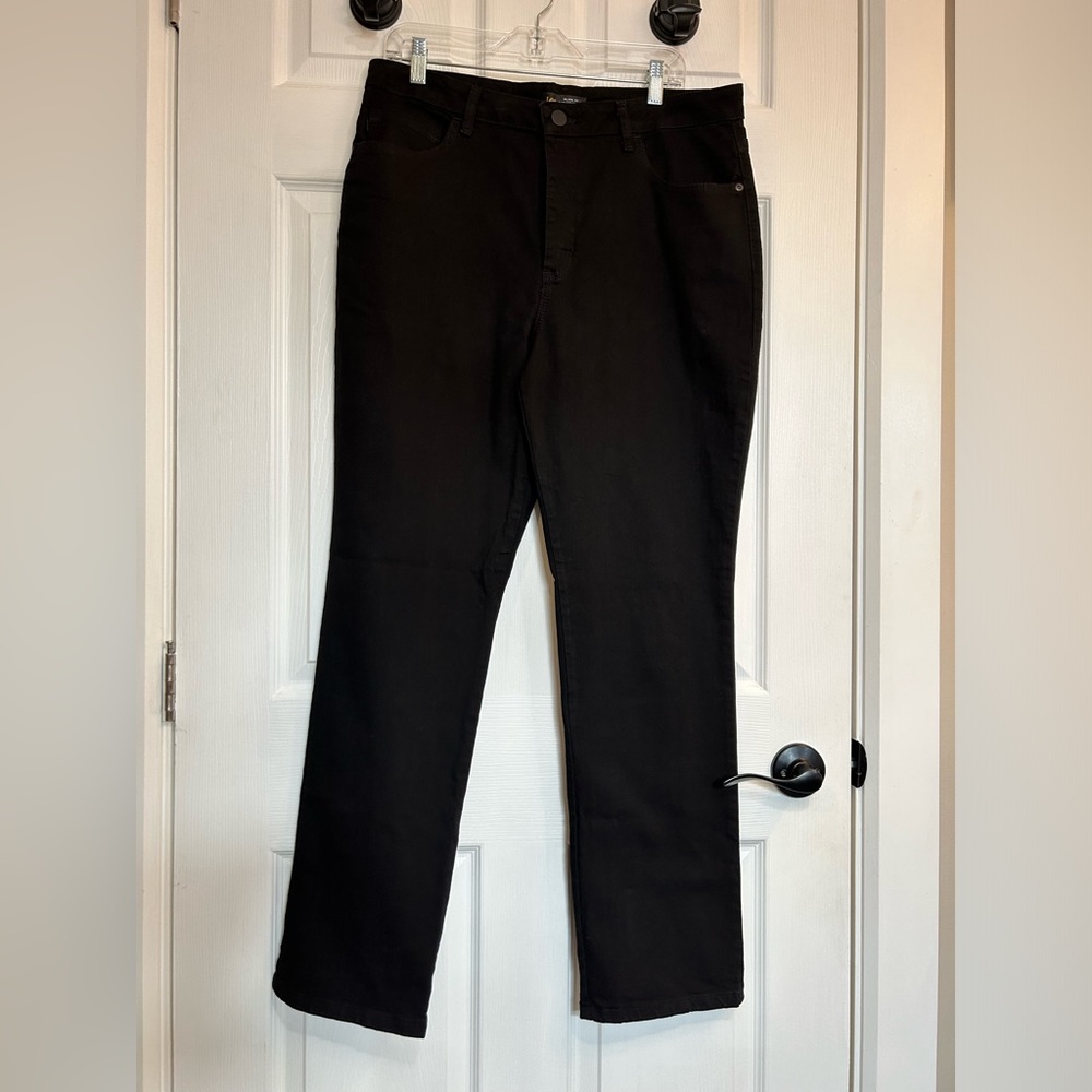 Lee High Rise Relax Fit Black Jeans